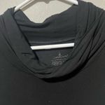 None Black Long Sleeve Cowl Neck Tunic Photo 4