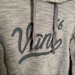 Vans  Pony Up Knit Hoodie Gray Green Photo 5