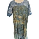 Painted Threads Painted Oyster Handmade Tiedye Hi Low MIDI Dress Photo 2