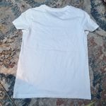 Levi's  T Shirt Size XS White EUC Flowers Label Women Basic Photo 6