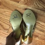 Enzo Angiolini  Gold Heel Sandals Photo 5