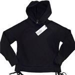 Bobi  black cinched side hoodie Photo 1