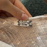 Free People Free People Disco Cami Size Small Rose Gold Sequins Photo 9