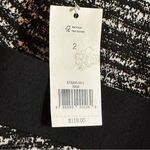 Banana Republic  Black Printed A Line Sweater Skirt 2 NWT Photo 2