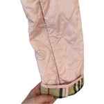 Burberry  Women's Medium Light Pink Quilted Nylon Jacket Classic Nova Check Plaid Photo 7