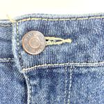 RSQ  Jeans Blue Midwash Distressed Rolled Hem Malibu Denim Shorts Photo 7