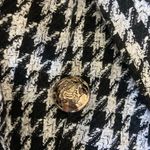 Houndstooth En creme  blazer Photo 3