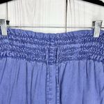 Bella Dahl  Drawstring Shorts Size S (26x3) Blue High Waist Smocked Waist Photo 1