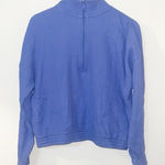 Aerie purple waffle knit quarter zip long sleeve top Photo 0