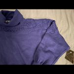 NWT vintage Ossi Skiwear wool purple embroidered turtleneck sweater, size M Size M Photo 11