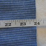 Amour Vert NWT Maelle Ribbed V Neck Long Sleeve Sweater Sky Blue Size M Photo 5