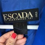 Escada Margaretha Ley Vintage new wool blue blazer size 40 Photo 3