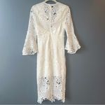 Bardot Indra Ivory Lace Sheath Dress Photo 7