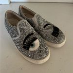 Chiara Ferragni Flirting Winking Eye silver glitter sneakers size 37 (their US 7 Photo 1