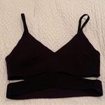 Lululemon Black Criss Cross Front Light Support Bra Strappy 6 Photo 0