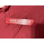 Good American Women's The Easy Breezy Open-Back Tank Top Hibiscus Size 0 XS Photo 2