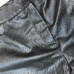 Nasty Gal NWT  Black Faux Leather cropped pants sz 6 Photo 3