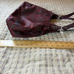 Coach  Hobo Burgundy gold  Shoulder Bag Photo 3