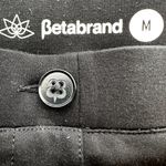 Betabrand  Skinny-Leg Two-Pocket Dress Pant Yoga Pants Ankle Stretch Black Medium Photo 2