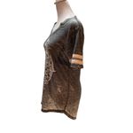 Disney The Nightmare Before Christmas Gray Graphic Short Sleeve V-Neck Tee Small Photo 2