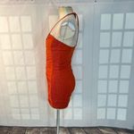 Free People WOMEN'S HOLD ON burnt orange smocked MINI DRESS size xs Photo 7