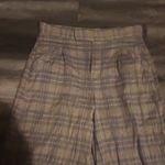Free People Plaid Regan Barrel Trousers Size 12 Photo 4