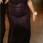 Mon Cheri  MONTAGE 220949 Mother of the Bride Dress Dark Amethyst Sparkle Long Dress with slight alterations  Photo 1