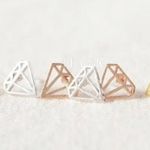 Geometric Diamond Shaped Stud Photo 1