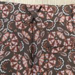 Anthropologie  Essential Slim Brown Floral Jacquard‎ Mid Rise Pant Size 2 Photo 8