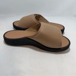 Abeo Paige platform leather slide sandals womens size US 11 tan comfort NEW Photo 4