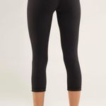 Lululemon  Low Rise Wunder Under Crop *Reversible | Black/Dark Charcoal | Size: 8 Photo 1