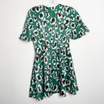 HOUSE OF HARLOW 1960 x REVOLVE Dawn Dress in Green Leopard Print Sz. XS Photo 3