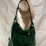 Jessica Simpson Green Shoulder Bag with Unique Stitched Design Photo 0