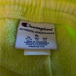 Champion  Fluorescent Yellow/Green Fleece Shorts Photo 2
