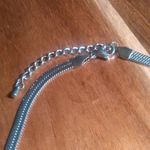 Multi Color Austrian Crystal Stainless Steel Five Heart Station Necklace Photo 5