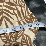 House of Harlow  1960 Tropical Leaf Plunge Linen Mini Dress Size Medium Photo 5