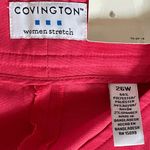 Covington  Red Straight Leg Pants Photo 5