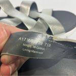 Cole Haan  zerogrand silver leather criss cross sandals women’s‎ size 7.5 casual Photo 8