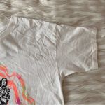 Free People  White Black Orange Pink The Doors Spiral Oversized T-Shirt Sz S Photo 27