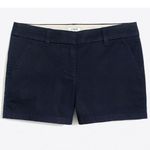 J.Crew Classic Chino Shorts 3 Inch Inseam 100% Cotton H5616 Navy Blue Size 4 Photo 3