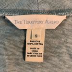 The Territory Ahead  Sage Green Cotton Button Front Midi Dress Women's Size S Photo 2