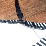 Lauren Ralph Lauren One Piece Swimsuit Black and White Striped Size 14 Photo 4