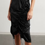 Helmut Lang New. black midi dress. Size 2. Retail $637 Photo 0