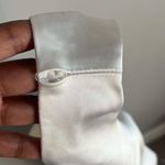 House of Harlow NEW  1960 Low Back Satin Mini Dress in ivory Photo 12