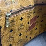 MCM Vintage  Cognac Visetos Tote Bag Made in Germany Coated Canvas Shopper Photo 13