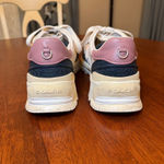 Coach C143 Signature‎ Runner Shoes Chalk/Dusty Rose Size 7 Dad Sneakers G3863 Pink Photo 4