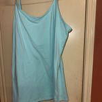 Torrid Womens Light Blue Adjustable Strap Tank Top Size 4 Cotton/Spandex Photo 1