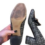 Black and white tweed loafers Size 9.5 Photo 4