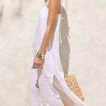 J.Crew  Linen-cotton blend tie-back midi dress Photo 0