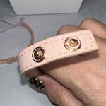 Set of Two Blush Color Leather Bracelets Pink Photo 10
